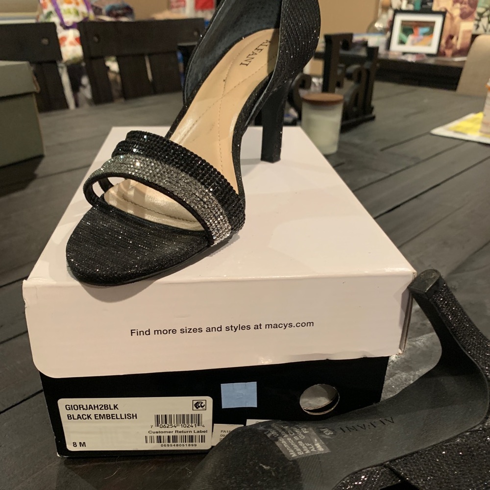 NEW $$: PROM time-Alfani Shoes: worn 1x; great condition